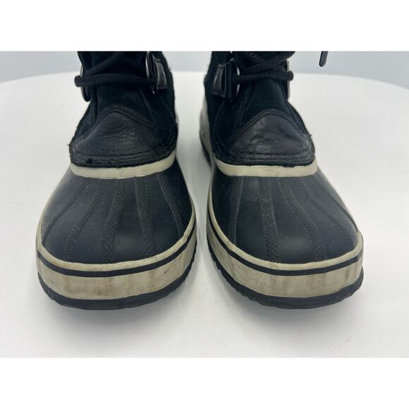 SOREL Joan of Arctic Women's Winter Boot Black/Quarry Insulated Waterproof Sz 8 - Picture 4 of 9